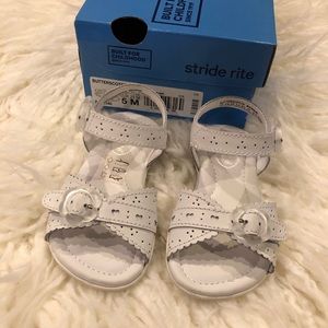 Stride Rite White Sandals
